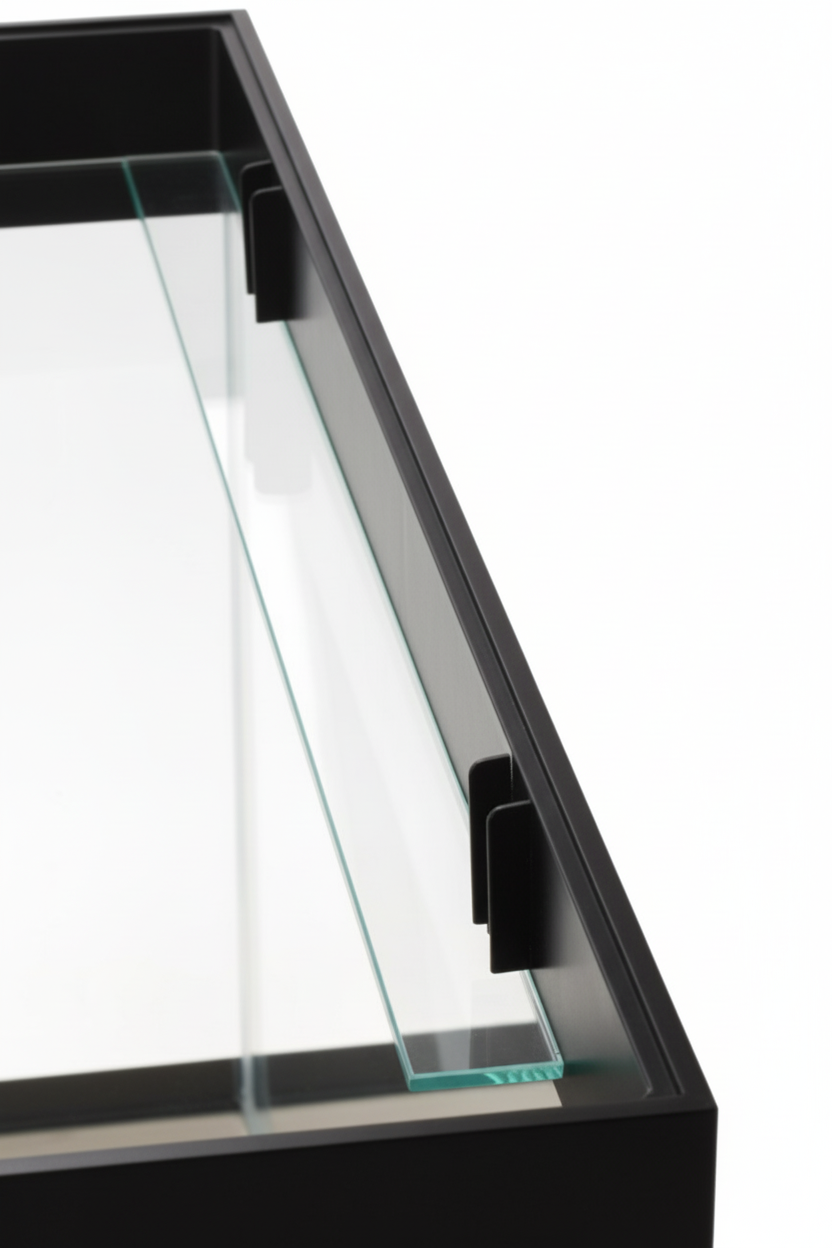 Acuario Optiset 200 litros con mueble Negro