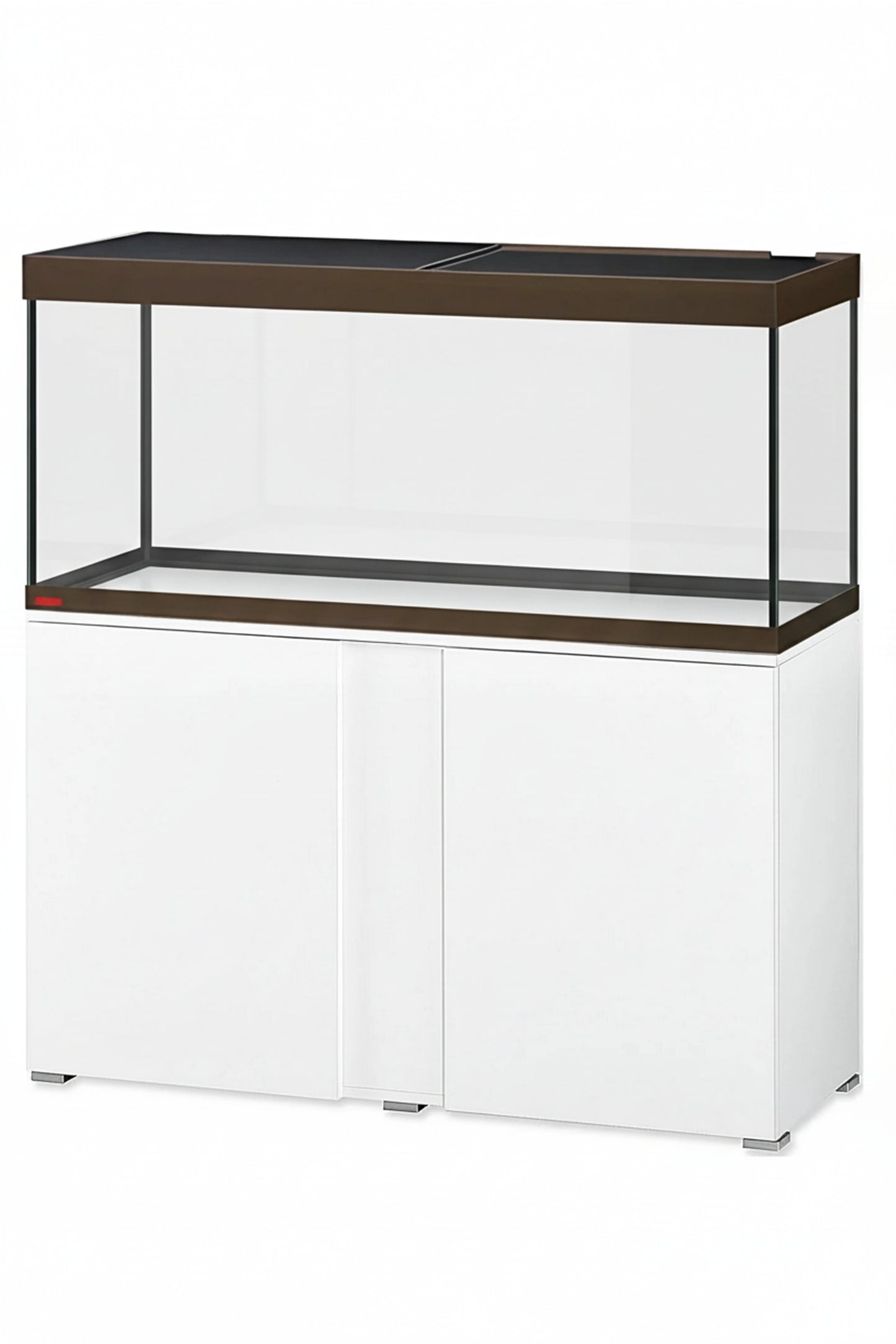 Acuario VIVALINE LED BRONCE 240 litros con mueble Blanco