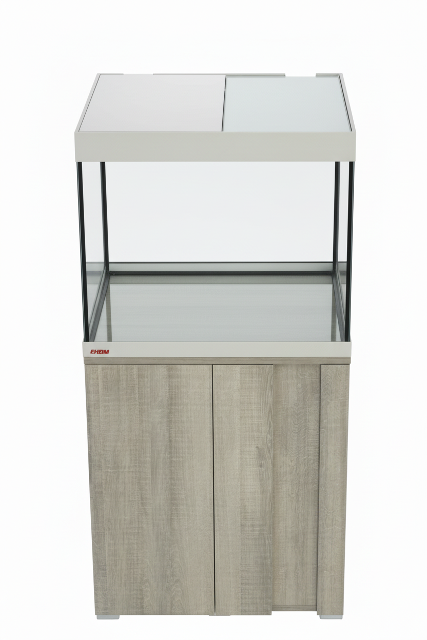 Acuario EHEIM VIVALINE LED 150 litros con mueble Roble gris