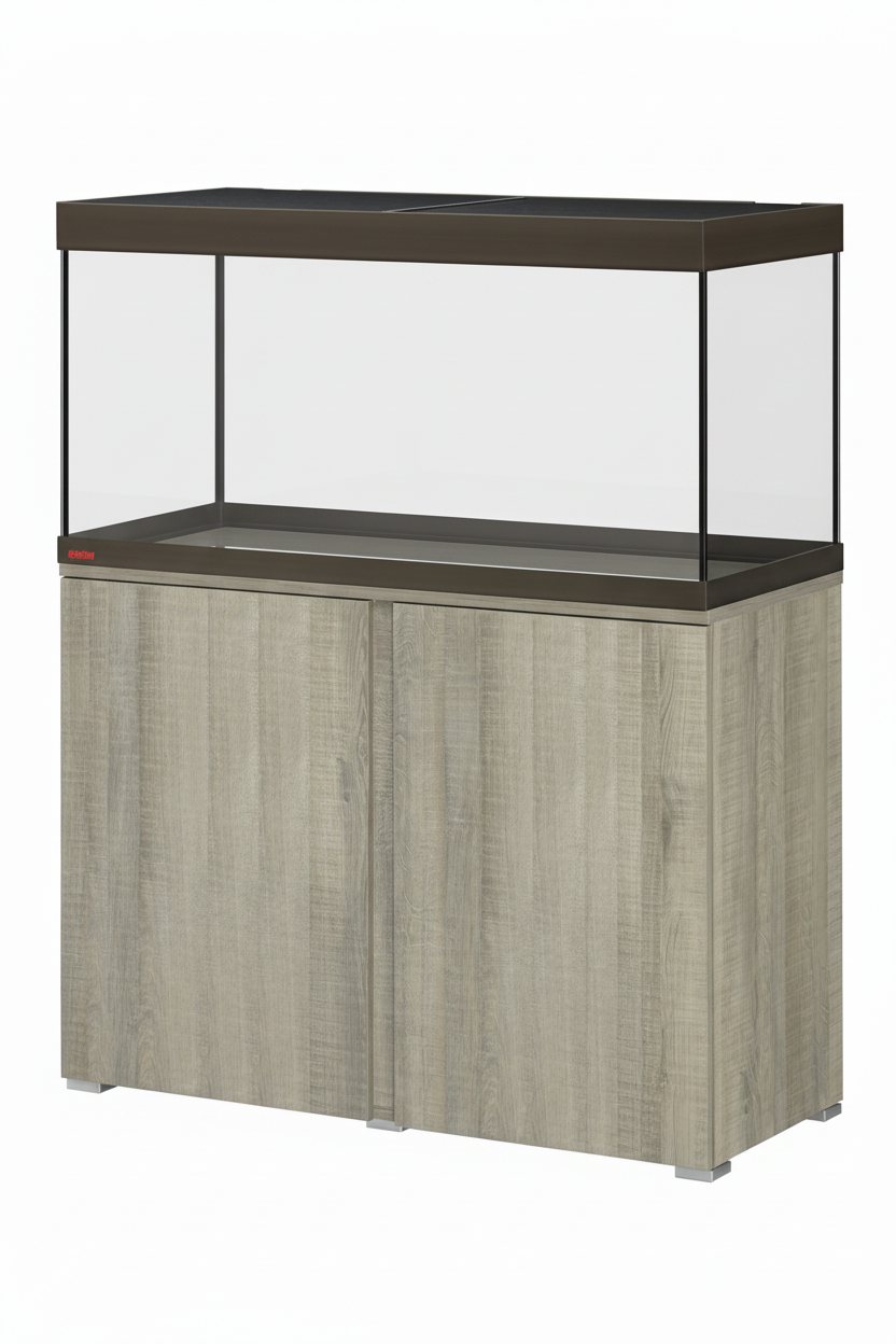 Acuario EHEIM VIVALINE LED 180 litros con mueble Roble gris